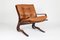 Armchair in Cognac Leather by Elsa & Nordahl Solheim for Rybo Rykken & Co, 1970s, Image 13