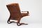 Armchair in Cognac Leather by Elsa & Nordahl Solheim for Rybo Rykken & Co, 1970s, Image 11