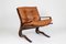 Armchair in Cognac Leather by Elsa & Nordahl Solheim for Rybo Rykken & Co, 1970s 7