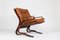 Armchair in Cognac Leather by Elsa & Nordahl Solheim for Rybo Rykken & Co, 1970s, Image 14