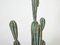 Consolle Cactus e pappagallo in ottone di Alain Chervet, 1989, Immagine 6