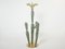 Mesa consola Cactus y loro de latón de Alain Chervet, 1989, Imagen 14