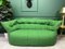 Sofá Brigantin vintage en verde de Ligne Roset, 1980, Imagen 3