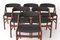 Vintage Danish Chairs by Henning Kjaernulf, 1960s, Set of 6, Image 3