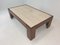 Travertine Oak Coffee Table, 1970s 3