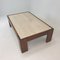 Travertine Oak Coffee Table, 1970s 5