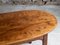 Ovaler Bauerntisch aus Ulmenholz 5