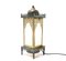Art Nouveau Patinated Brass Arts & Craft Table Lamp, 1900s, Image 1