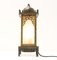 Lampada da tavolo Art Nouveau in ottone patinato, inizio XX secolo, Immagine 2