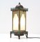 Art Nouveau Patinated Brass Arts & Craft Table Lamp, 1900s 4