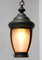 Lampada a sospensione Art Nouveau in ottone patinato, inizio XX secolo, Immagine 8