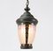 Art Nouveau Patinated Brass Art Nouveau Pendant Light or Lantern, 1900s 6