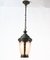 Art Nouveau Patinated Brass Art Nouveau Pendant Light or Lantern, 1900s 1