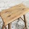 Antique Rustic Elm Stool – Aq, Image 3