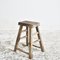 Antique Rustic Elm AU Stool, Image 1