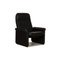 Black Leather DS 50 Armchair with Relaxation Function from De Sede 1