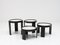 White Nesting Tables for Cassina, Italy, 1960s, Set of 4 13