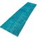 Tapis Vintage en Laine Bleue, Turquie 8