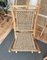 Mid-Century Italian Wood and Cord Woven Rope Folding Chairs, 1960s, Set of 6, Image 8