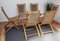 Mid-Century Italian Wood and Cord Woven Rope Folding Chairs, 1960s, Set of 6 6