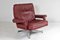 Mid-Century Swivel Chairs in Leather on Chrome Base from Howard Keith, 1960s, Set of 2, Image 4