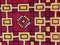 Vintage Berber Rug in Red and Yellow, 1950 8