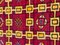 Vintage Berber Teppich in Rot und Gelb, 1950 10