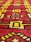 Vintage Berber Teppich in Rot und Gelb, 1950 12