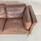 Brown Leather Sofa in the style of Morgensen 3