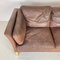 Brown Leather Sofa in the style of Morgensen 4