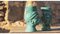 Griffin & Mata Turquoise of Calamosche from Crita Ceramiche, Set of 2, Image 5