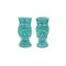 Griffin & Mata Turquoise of Calamosche from Crita Ceramiche, Set of 2 1