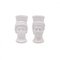 Griffin & Mata Bianco Madonie from Crita Ceramiche, Set of 2 1