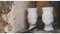 Madonie Griffin e Mata bianche di Crita Ceramiche, set di 2, Immagine 6