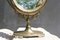 Art Nouveau Italian Brass Oval Table Mirror, Image 9