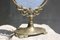 Art Nouveau Italian Brass Oval Table Mirror 8