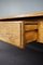 Large Antique English Elm Wooden Dining Table, Image 6