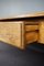 Mesa de comedor inglesa antigua grande de madera de olmo, Imagen 6