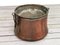 Large Antique Decorated Brass Pot or Cauldron 10