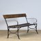 Industrial Iron Garden Bench, 1920s 1