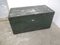 Vintage Black Wooden Trunk, 1940s, Image 4