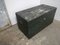 Vintage Black Wooden Trunk, 1940s, Image 1