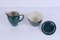 Cup Service for 6 People Richard Ginori Dark Green and Gold, Set of 15 10