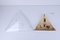 Dreieckige Wandlampe aus Muranoglas von La Murrina 5