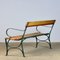 Vintage Iron Garden Bench, 1920s 3