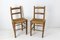19th Century French Brutalist Side Chairs, Set of 2 2