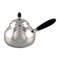 Art Nouveau Teapot in Sterling Silver with Shaft and Knob in Ebony from Georg Jensen, Image 1