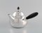 Art Nouveau Teapot in Sterling Silver with Shaft and Knob in Ebony from Georg Jensen 2