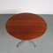 Round Danish Crossbase Dining Table, 1960s 3