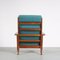 GE290 Chair with Ottoman by Hans J. Wegner for Getama, Denmark, 1950s, Set of 2, Image 7
